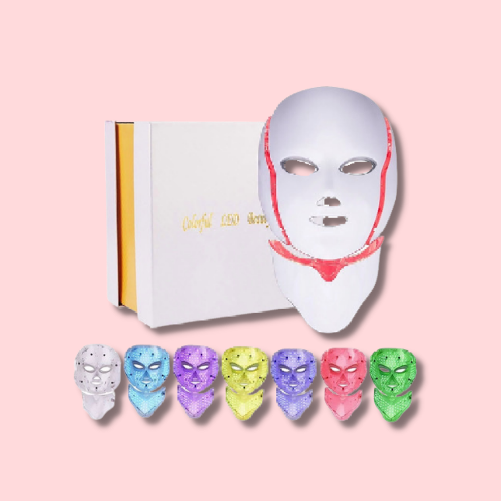 RUBÍ - Máscara Fototerapia LED 7 Colores de Luxe